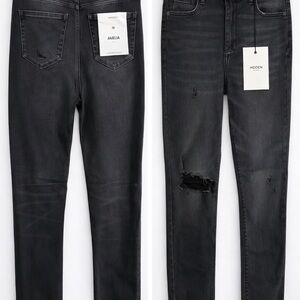 Hidden Black Skinny Jeans | Distressed | Size 26 | NWT
